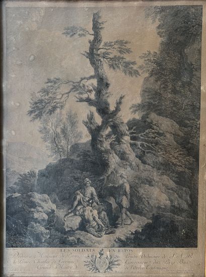 After Joseph VERNET, engraved by FLIPART...