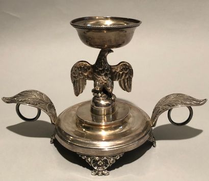 Silver candlestick or cup holder (800), the...