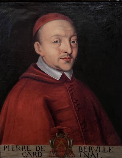 17th century FRENCH SCHOOL: PORTRAIT OF CARDINAL...