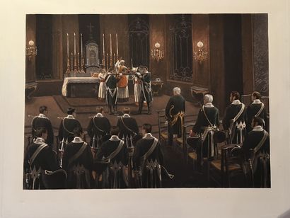 JADIN (Louis Godefroy). House of the emperor....