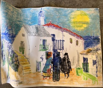 Hubert SANDRINA (XXth century): STUDIES OF...