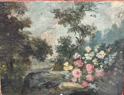 Marie REGNIAULT : VUE DE VENISE. Dessin au...