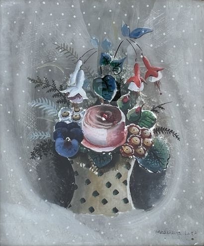 Madeleine LUKA (1894-1989) : FLOWERS IN A...