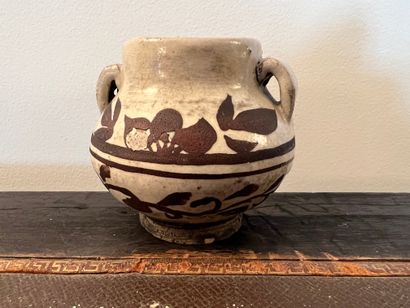 Small ceramic vase decorated with a frieze...