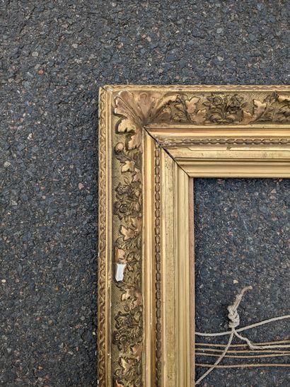 Set of gilded wood frames, the decoration:...