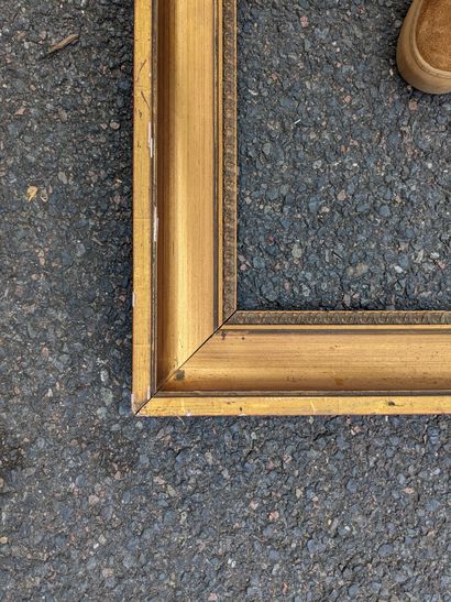 Set of gilded wood frames, the decoration:...