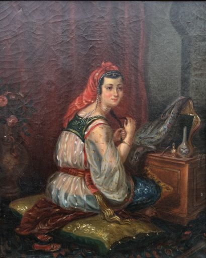 19th century FRENCH SCHOOL: JEUNE MAURESQUE...