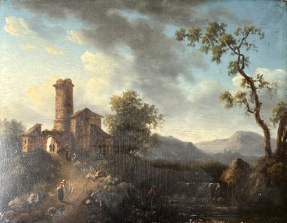 ITALIAN SCHOOL in the taste of the 18th century:...
