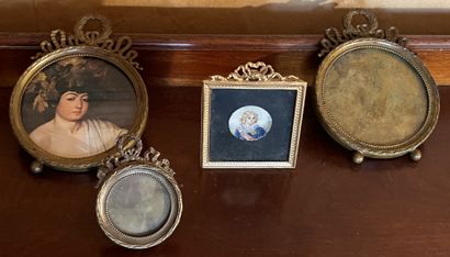 Round miniature depicting the King of Rome,...
