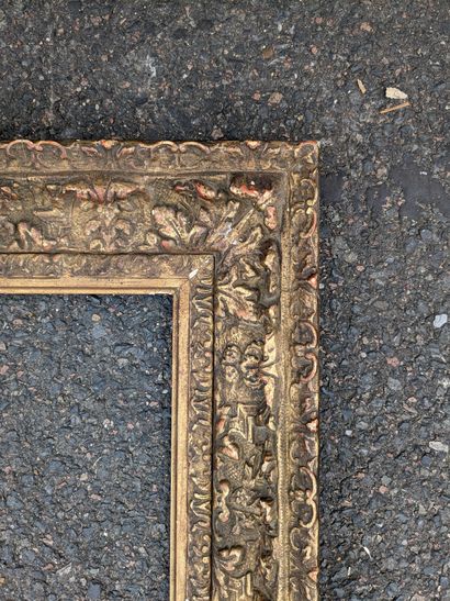 Set of gilded wood frames, the decoration:...