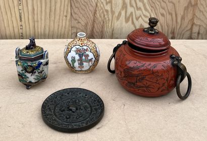 Far East : - bronze mirror in the Han style,...