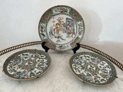 CHINE, première partie du XXe siècle. Paire...