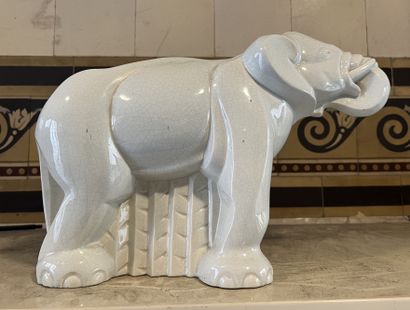 Charles LEMANCEAU (1905-1980). Barking elephant....