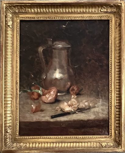 Claude SIGNARD (19th century): STILL LIFE...