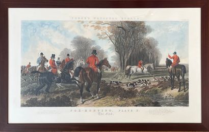 Deux grands retirages de gravures anglaises...