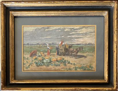 Joseph GARIBALDI, attributed to : THE HARVEST...