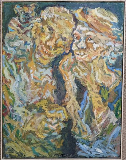 Boguslaw KEDZIERSKI (1929-2010) : TWO FIGURES...