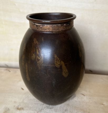 Pierre CAPPEL (XXth century). Ovoid vase...