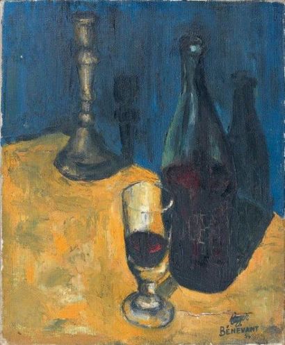 Roger BENEVANT (né en 1930)
NATURE MORTE...