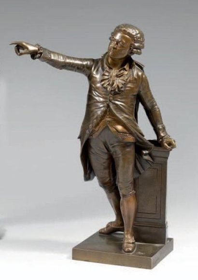 François TRUPHEME (1820-1888)
MIRABEAU. Bronze...