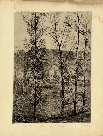 Paul-Emile COLIN (1867-1949) : PORT-ROYAL...