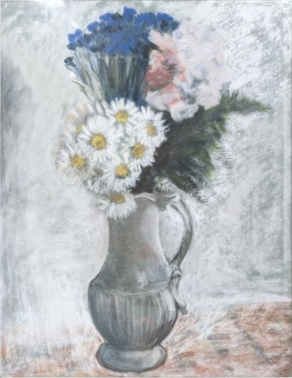 20th century FRENCH SCHOOL: FLOWERS IN A...
