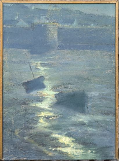 19th century FRENCH SCHOOL: BARQUES ECHOUEES...