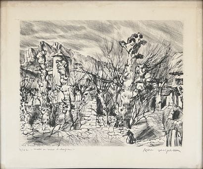 André JACQUEMIN (1904-1992) : MATIN DE MARS...