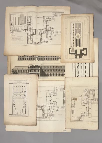 ANONYME (XVIIIe siècle) : ARCHITECTURE FRANCOISE,...