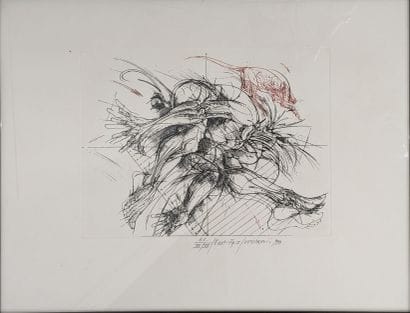 Vladimir VELICKOVIC (1935-2019) : SANS-TITRE,...
