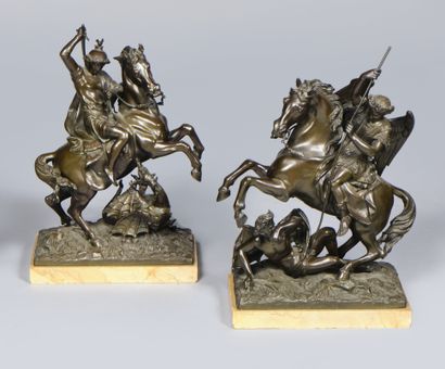 Victor PAILLARD (1805-1886). Saint Georges...