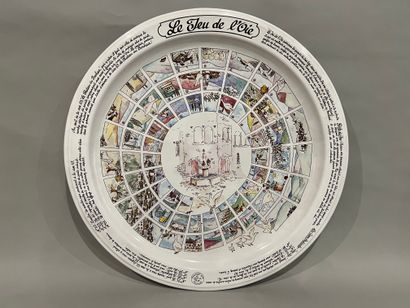 DIEULEFIT pour les Jeux du Passé. Grand plat...