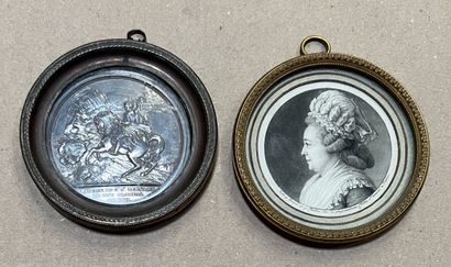 Médaille commémorative, peut-être en argent,...