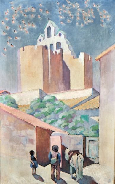 René Georges HERMANN-PAUL (1864-1940) : PEASANTS...