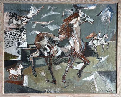 Jean-Claude BEDARD (1928-1982): CHEVAUX,...