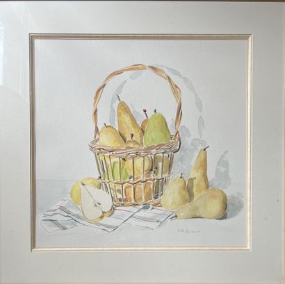 Odile BERNARD (20th century) : STILL LIFE...