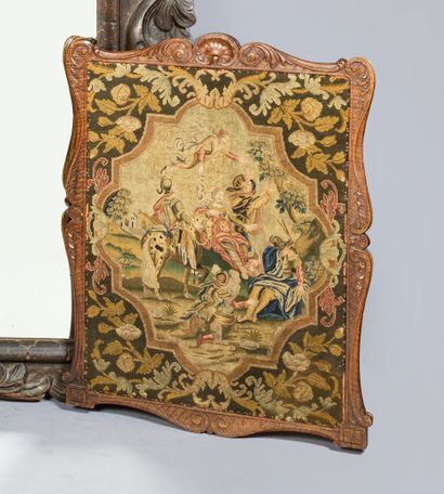 Feuille d'écran en tapisserie au point à...