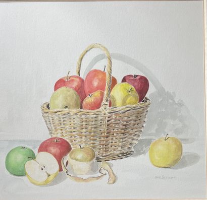 Odile BERNARD (20th century) : STILL LIFE...