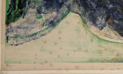 Zao WOU-KI (1920-2013) : Sans-titre (Hommage...