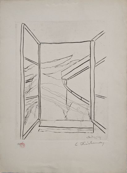Léonid FRIDMAN (1908-1979) : BOUQUET DE FLEURS....