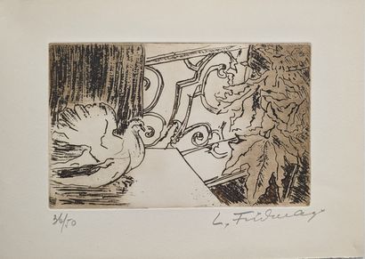 Léonid FRIDMAN (1908-1979) : BOUQUET DE FLEURS....
