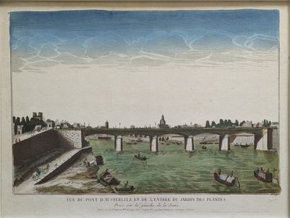 Ecole FRANCAISE du XVIIIe siècle : Vue du...