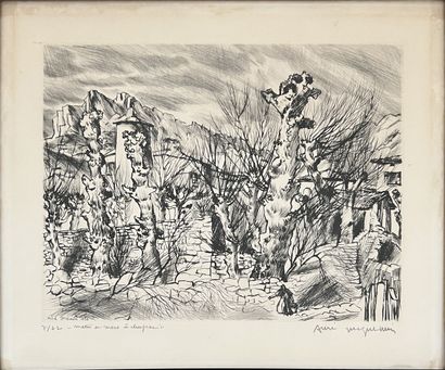 André JACQUEMIN (1904-1992) : MATIN DE MARS...