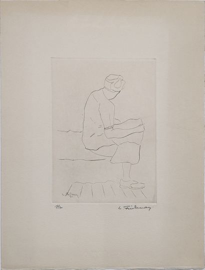 Léonid FRIDMAN (1908-1979) : AUTOPORTRAITS...