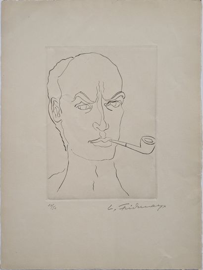 Léonid FRIDMAN (1908-1979) : AUTOPORTRAITS...