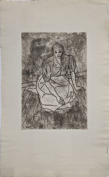 Léonid FRIDMAN (1908-1979) : CRUCIFIXION...
