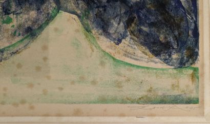 Zao WOU-KI (1920-2013) : Sans-titre (Hommage...