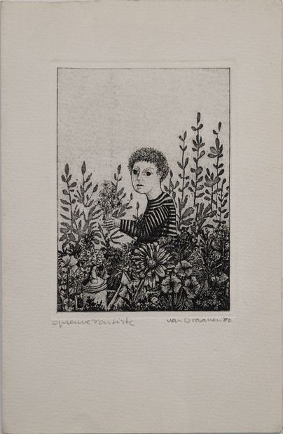 Hans VAN DRAANEN (né en 1931) : SANS-TITRE....