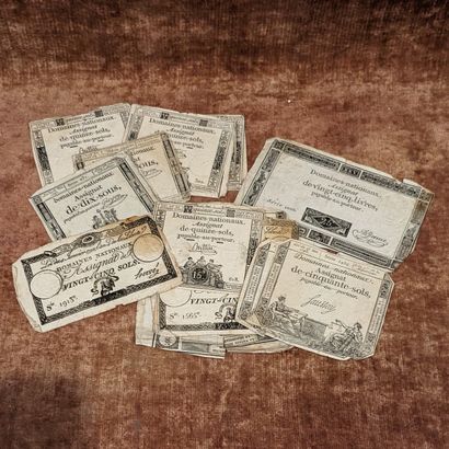 Petit ensemble d'assignats.