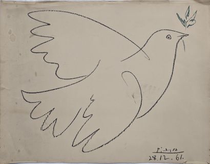 Pablo PICASSO (1881-1973), d'après : COLOMBE...